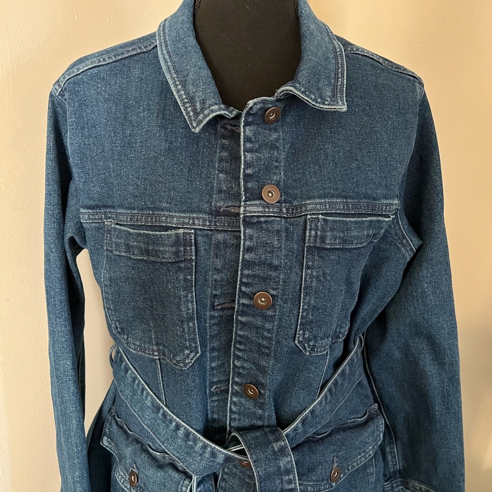 Old Navy Classic Blue Jean Utility Jacket